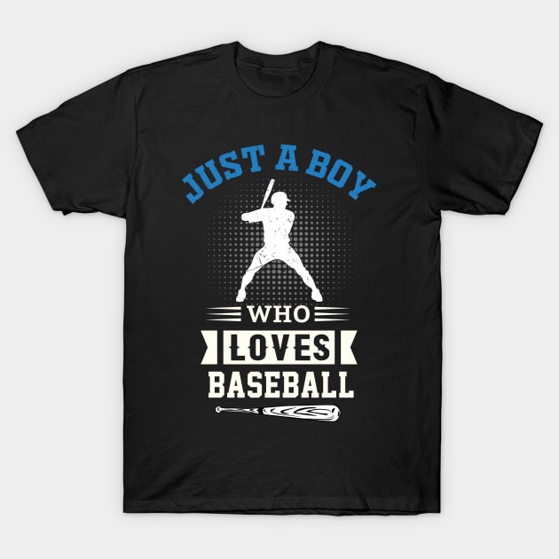 American Sport Fan Baseball Lover Boys Batter Baseball Gifts T-Shirt by PlaneteeShop